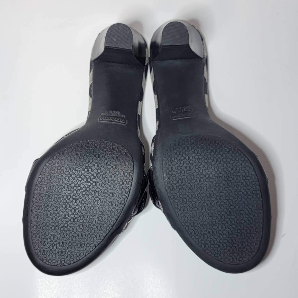 Coach Black and Gray Mules - Picture 8 of 12
